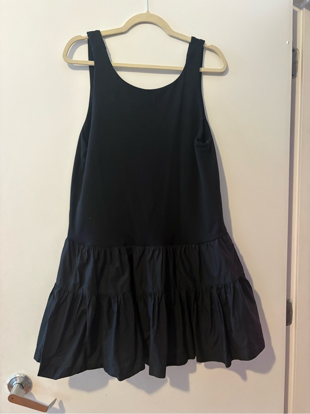 Sleeveless bubble skirt dress